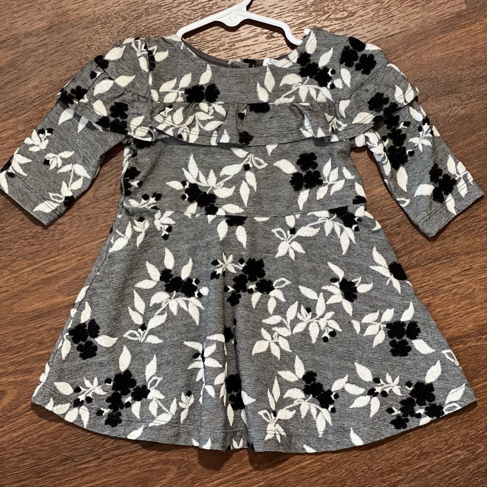 Janie and Jack 6-12m long sleeve floral dress